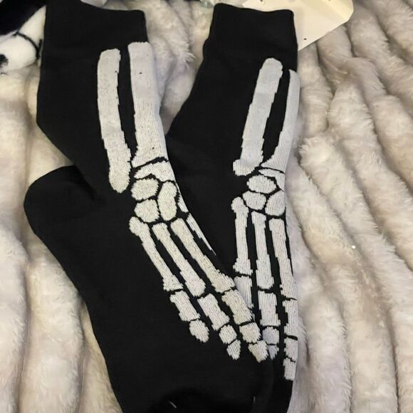 Nightmare before christmas xmas jack skellington skull throw blanket plush fur - Picture 6 of 11